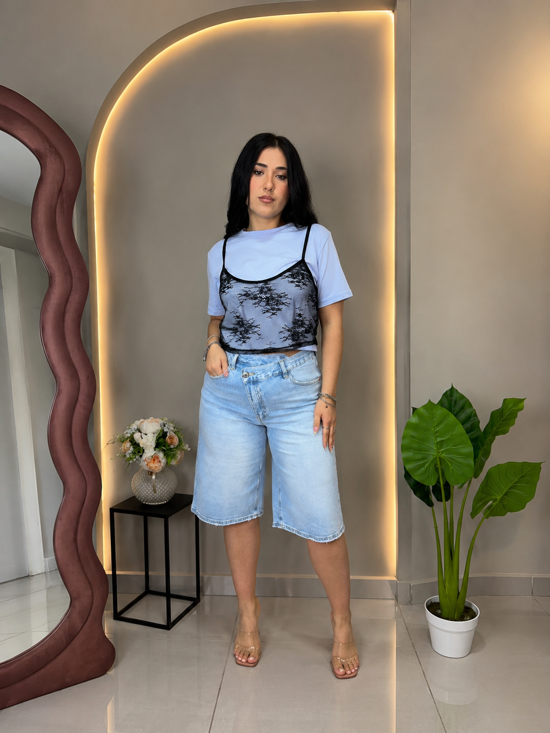 Maglia + Canotta in Pizzo