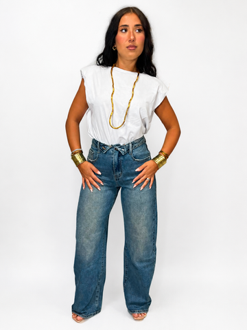 Jeans Risvoltino Semplice