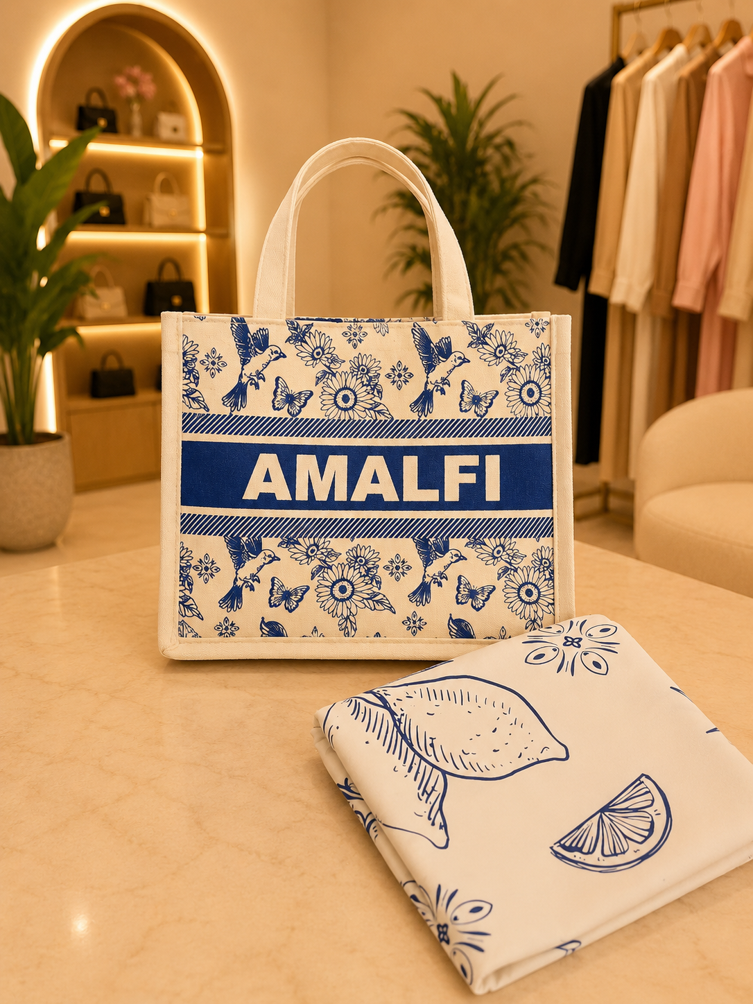 BORSA MARE CON TELO OMAGGIO
