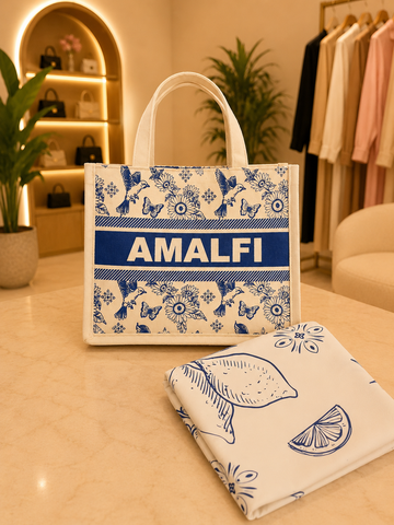 BORSA MARE CON TELO OMAGGIO
