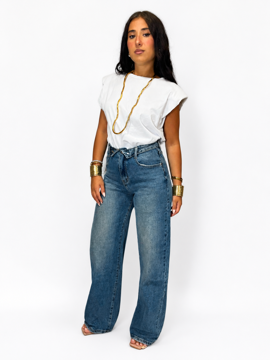 Jeans Risvoltino Semplice
