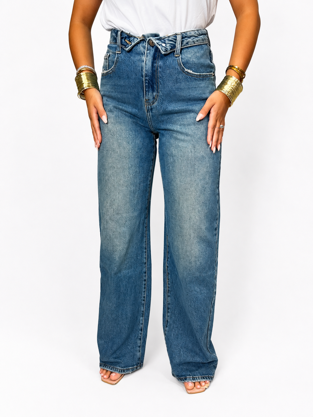 Jeans Risvoltino Semplice