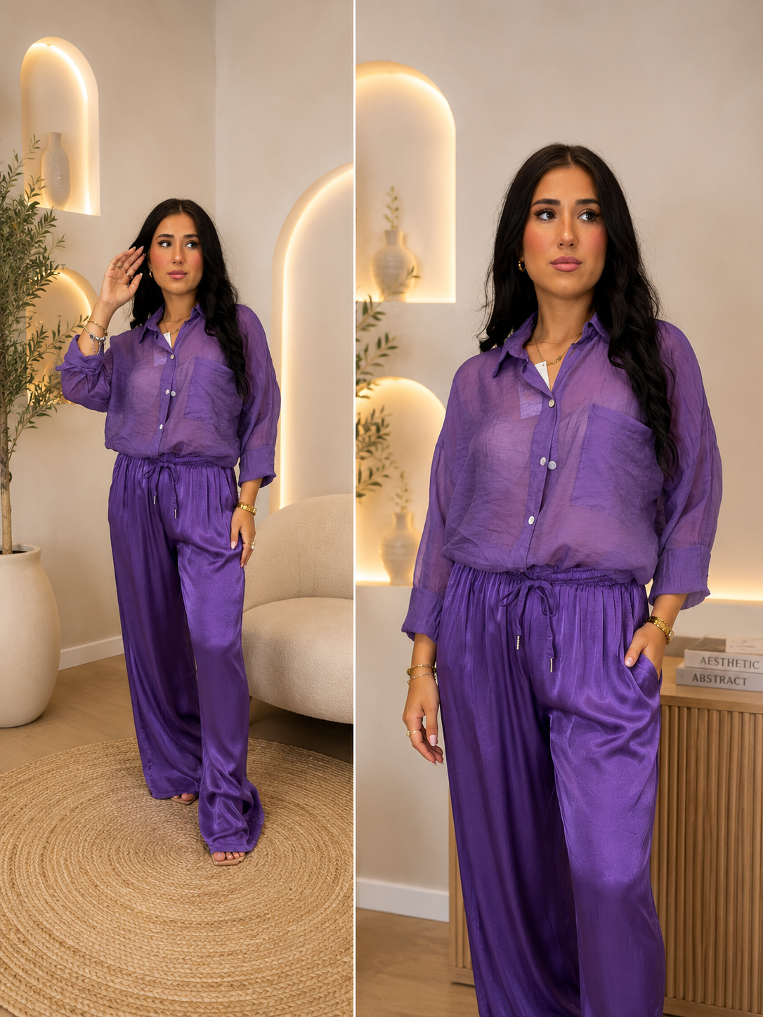 Camicia Penelope tessuto traspirante taglia unica