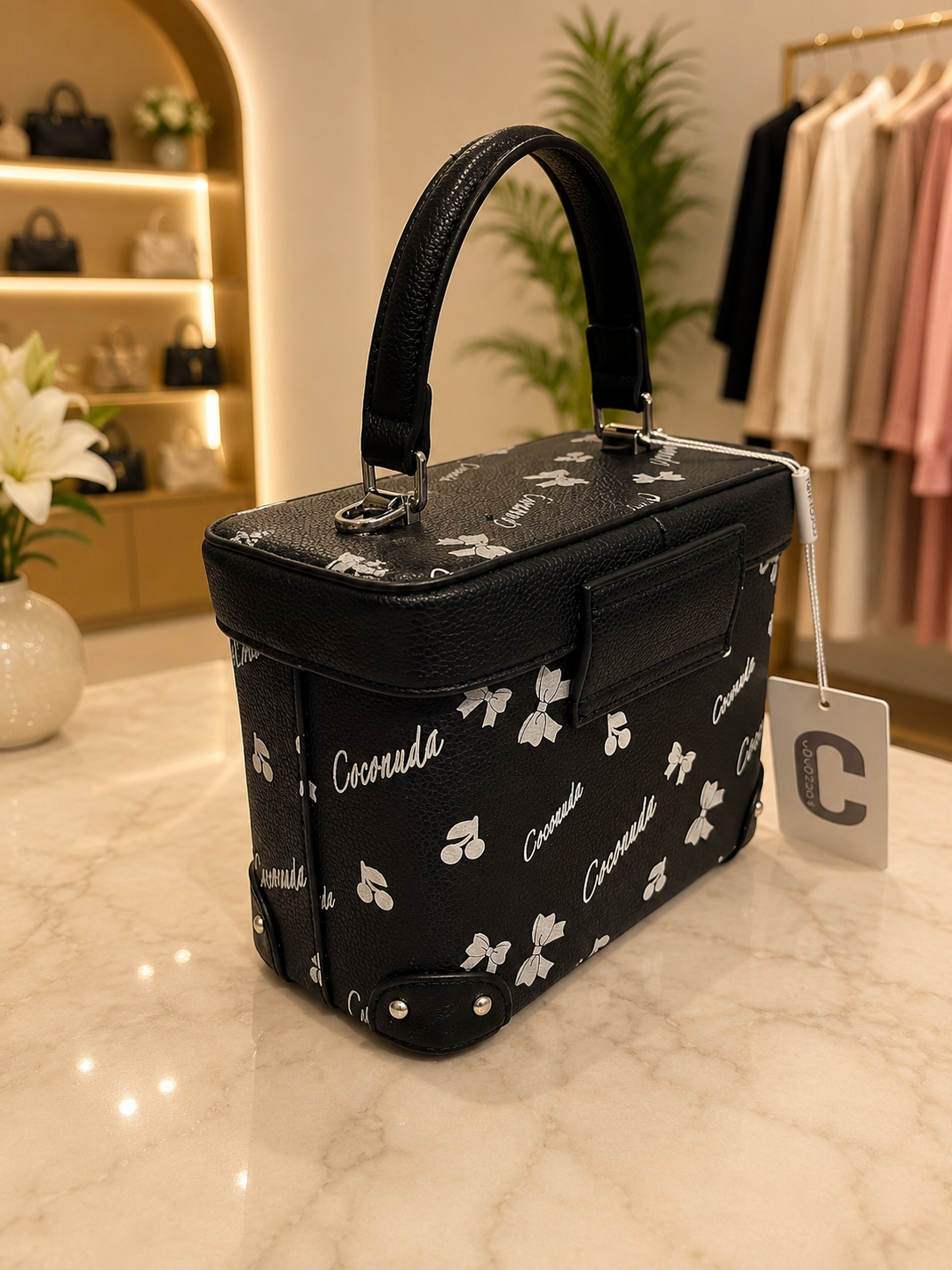 BORSA BAULETTO COCONUDA CON TRACOLLA