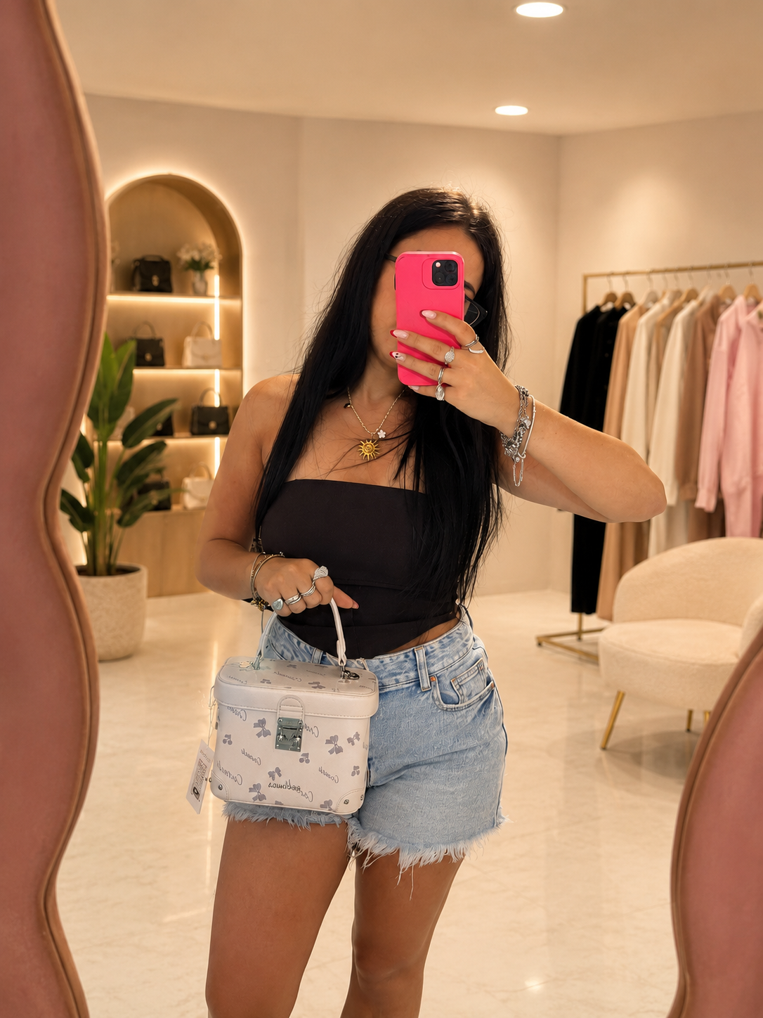 BORSA BAULETTO COCONUDA CON TRACOLLA