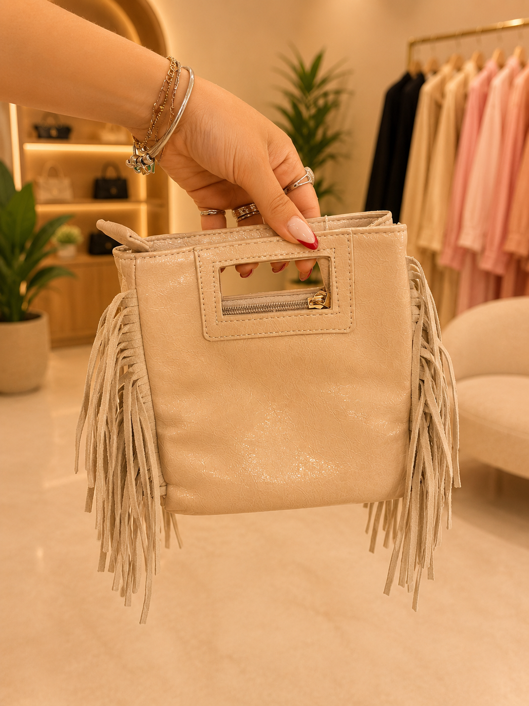 BORSA CON FRANGE