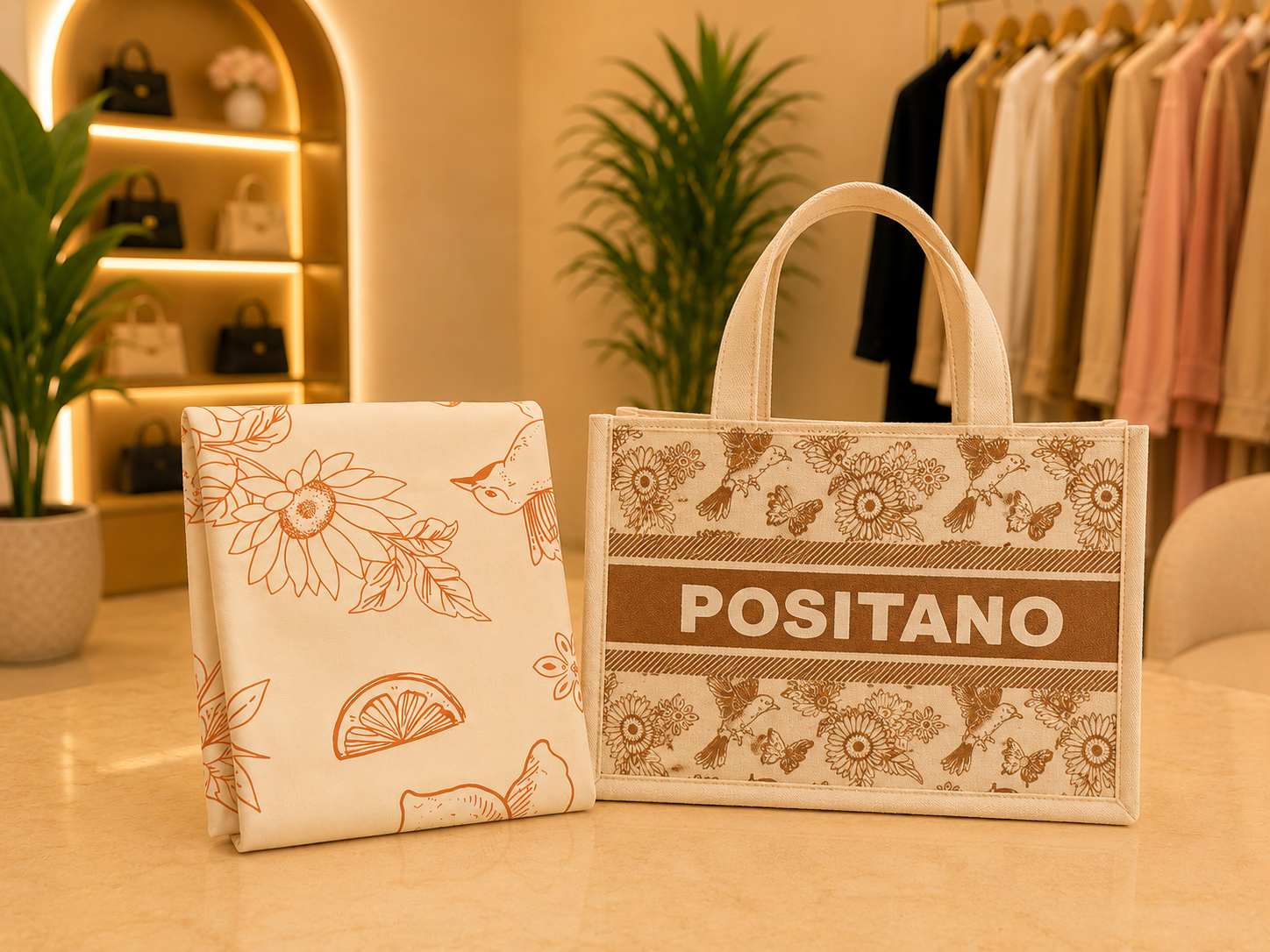BORSA MARE CON TELO OMAGGIO