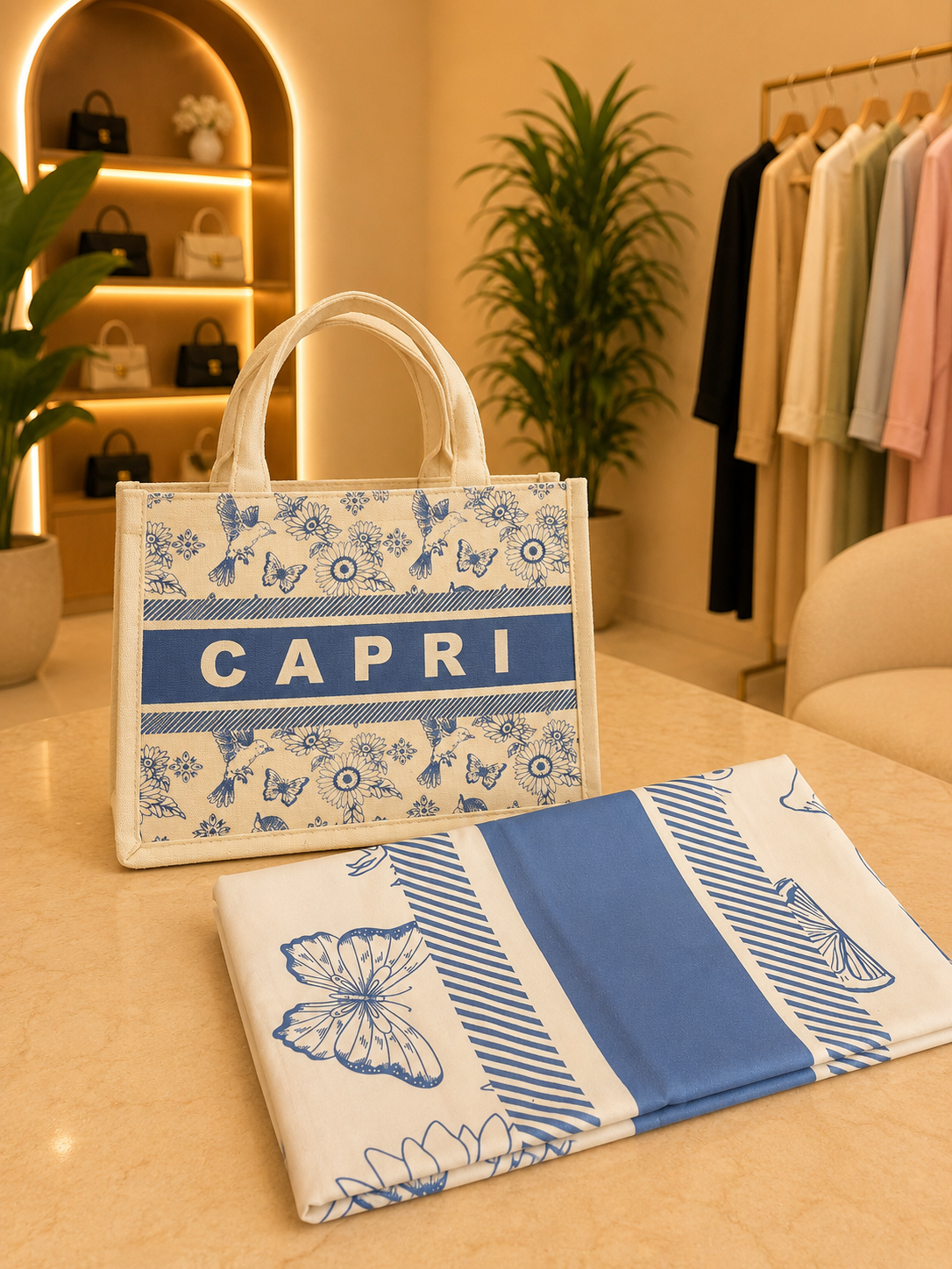 BORSA MARE CON TELO OMAGGIO