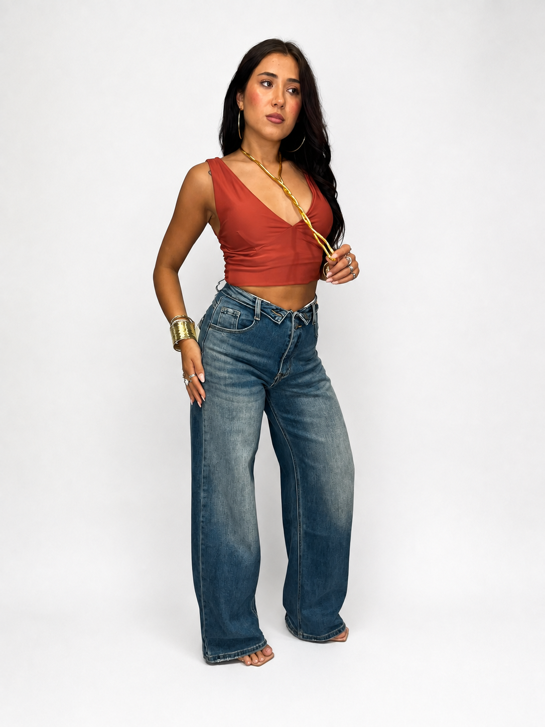 Jeans con Risvoltino