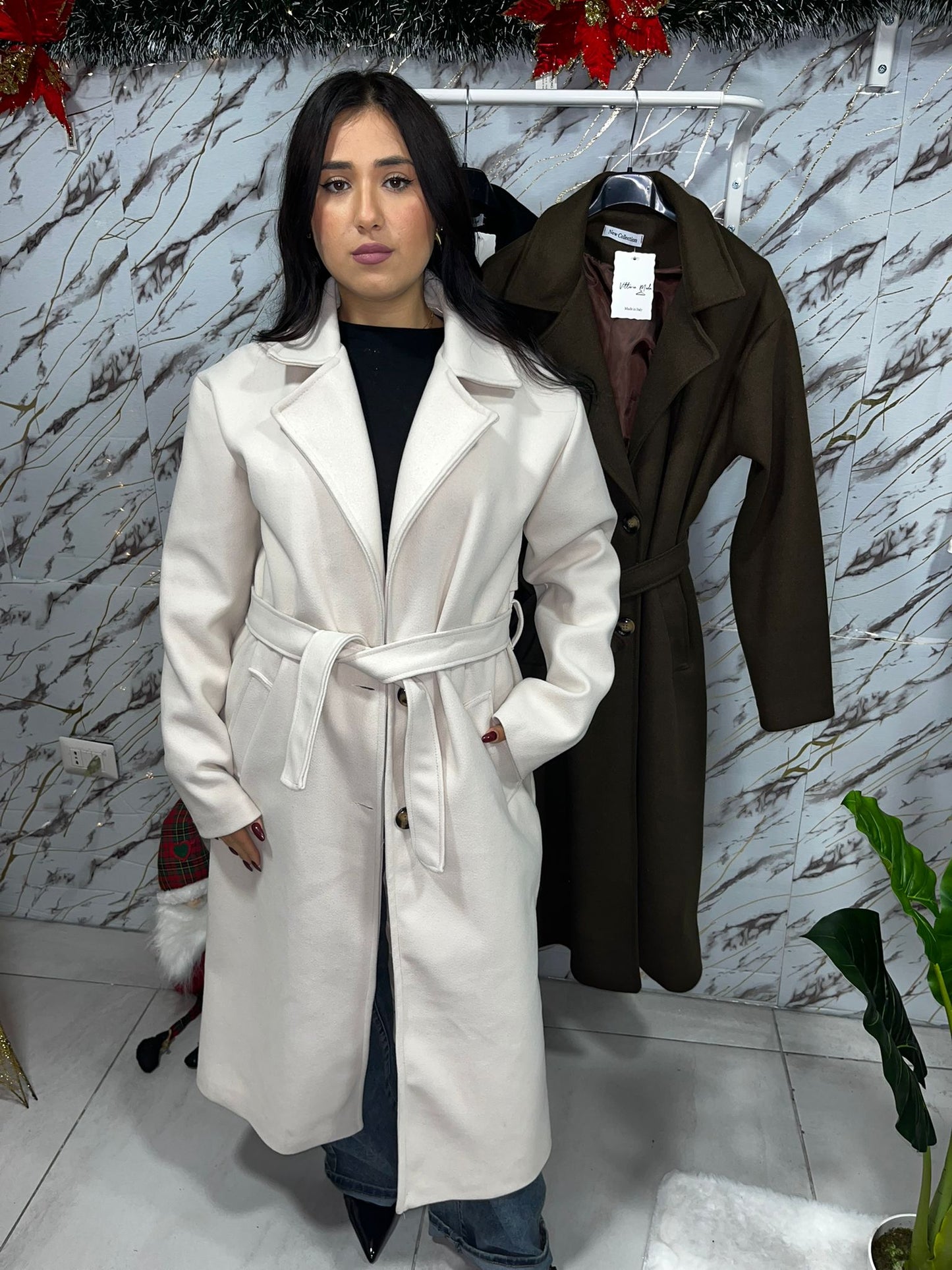 Cappotto Eleonora con cinturino