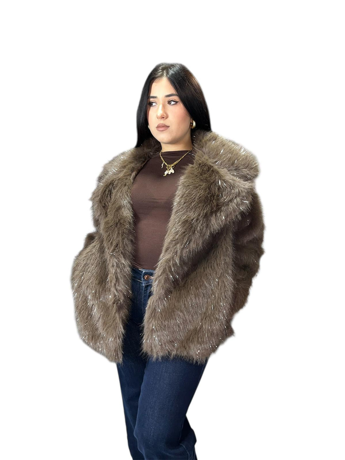 Pelliccia Imperiale brillantinata top quality