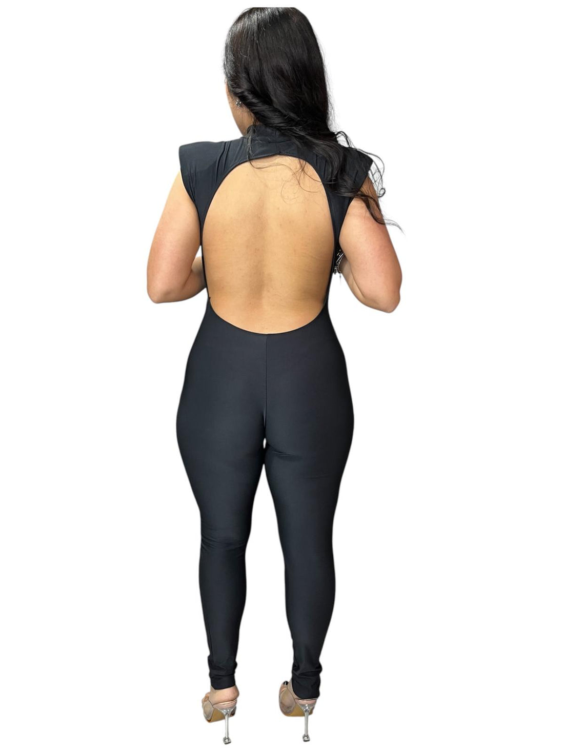 Jumpsuite Mary con spallina imbottita e sul retro scollata