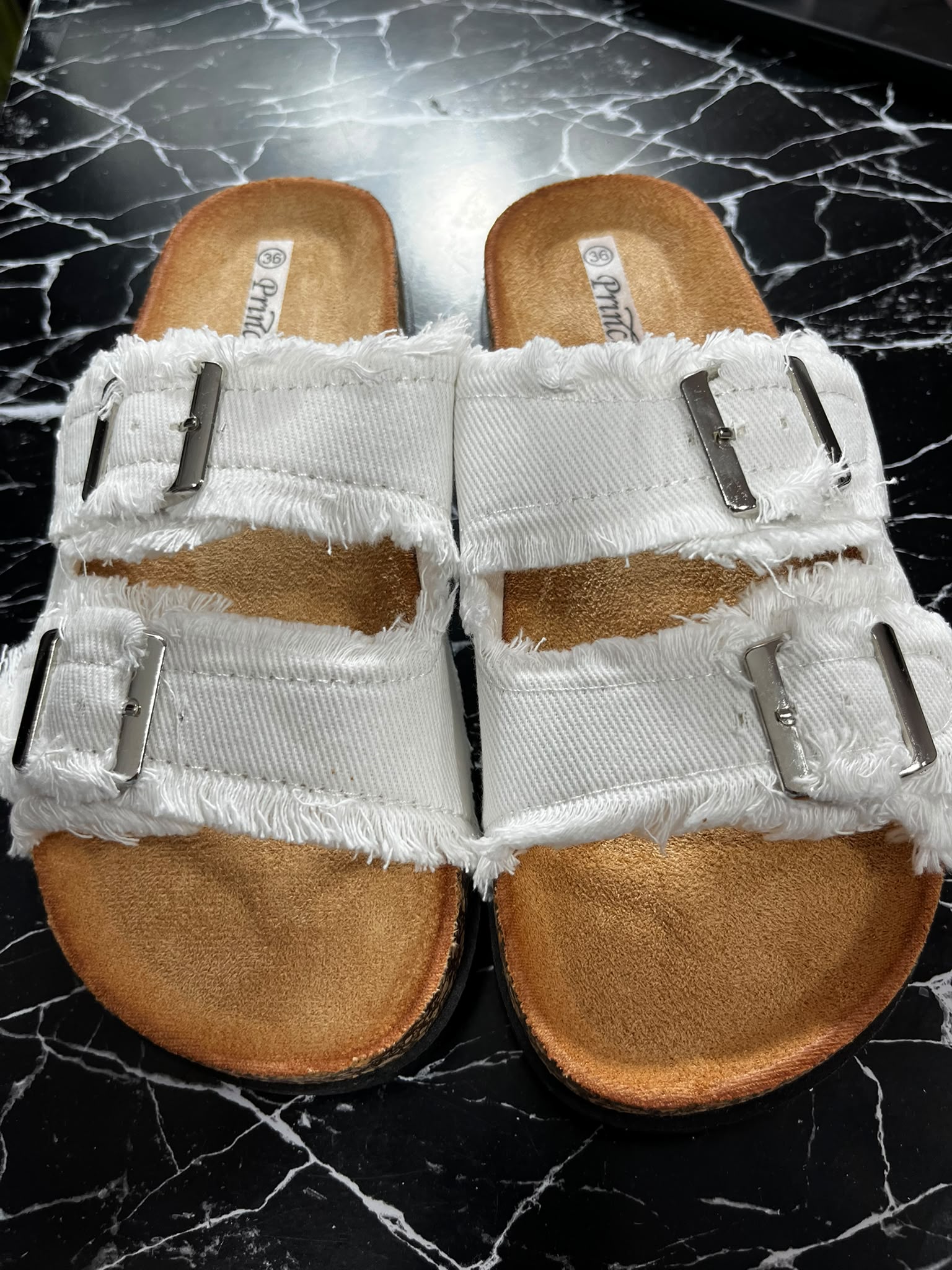 Ciabatta Princess Doppia Fascia in Jeans