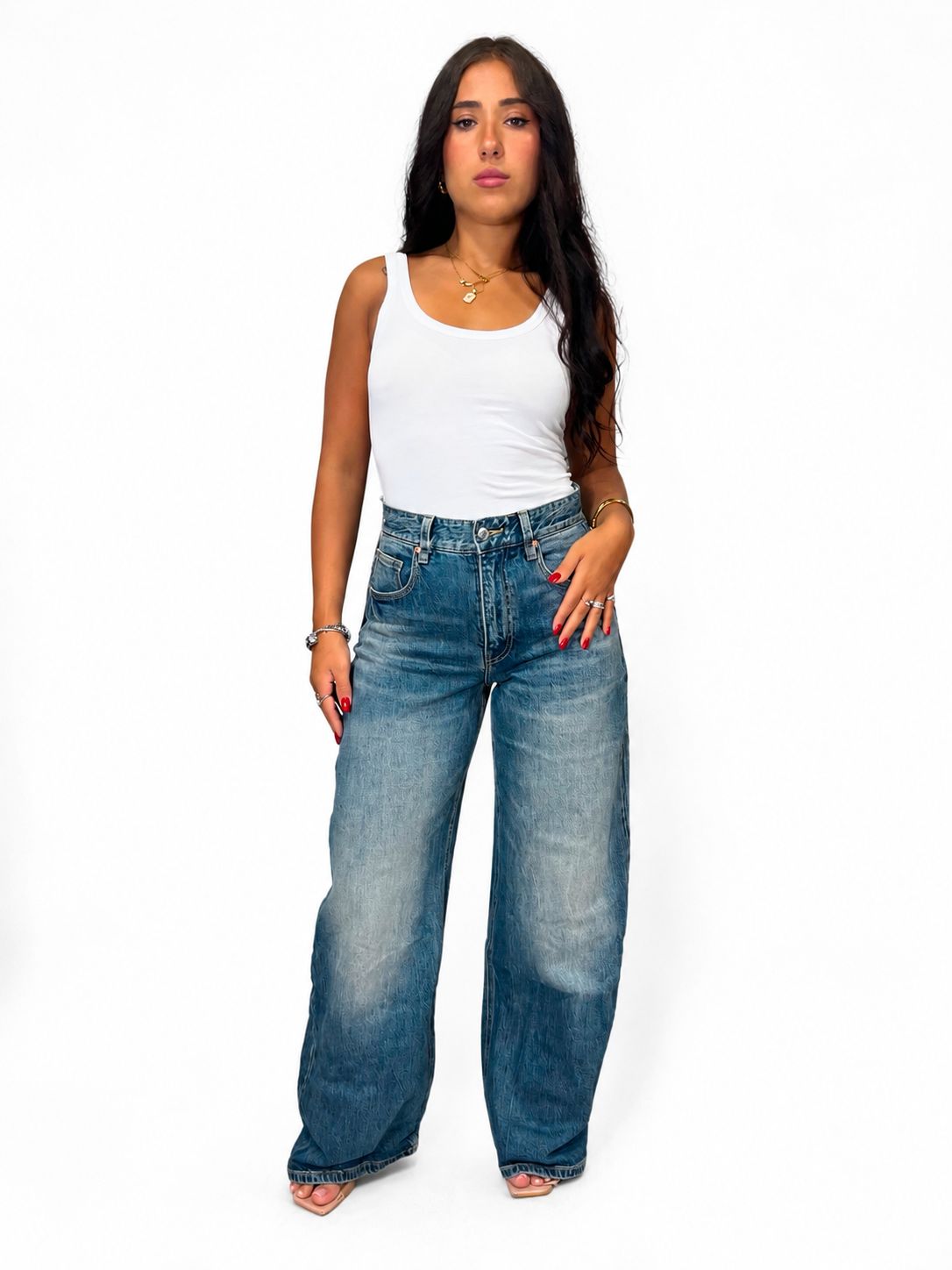 Jeans Wide Leg Transfer