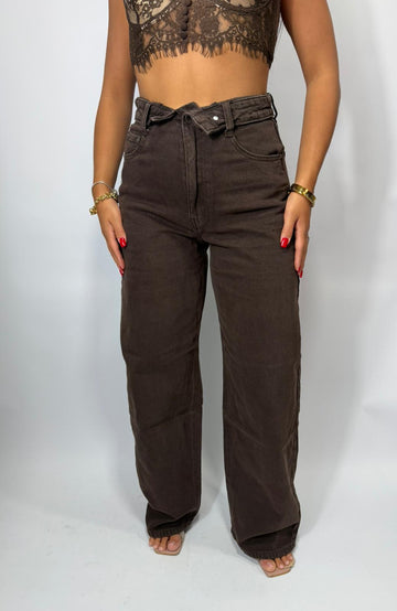 Jeans Risvoltino Brown