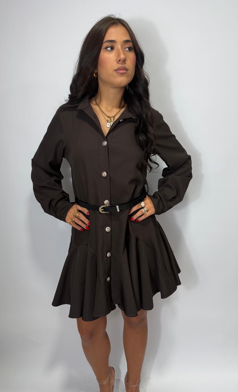 Abito Camicia con Cinturino