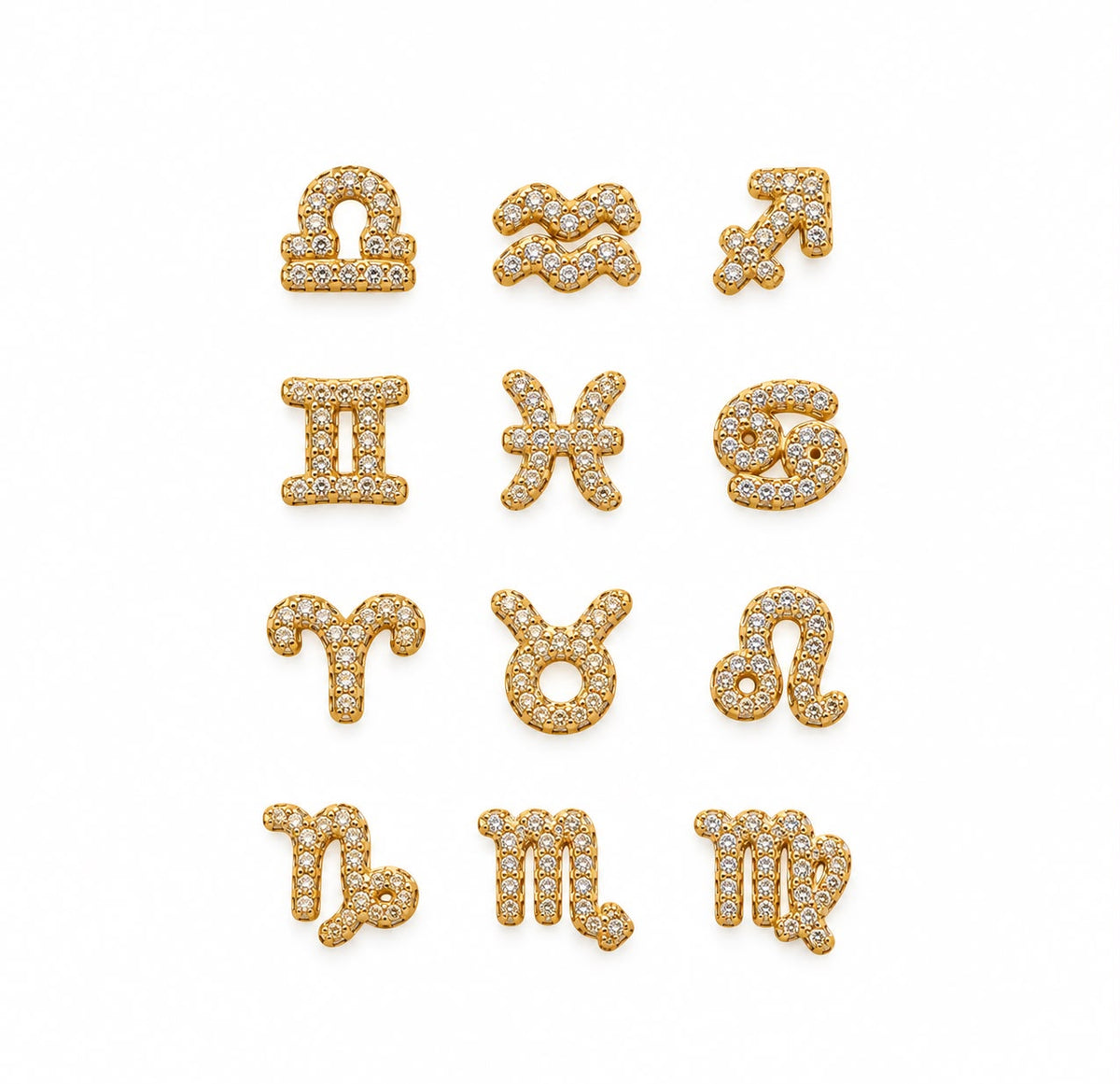 Collana Regolabile Segno Zodiacale Brillantinata