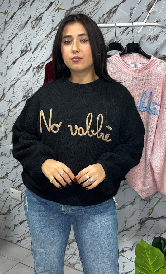 Maglione Viral  No Vabbè