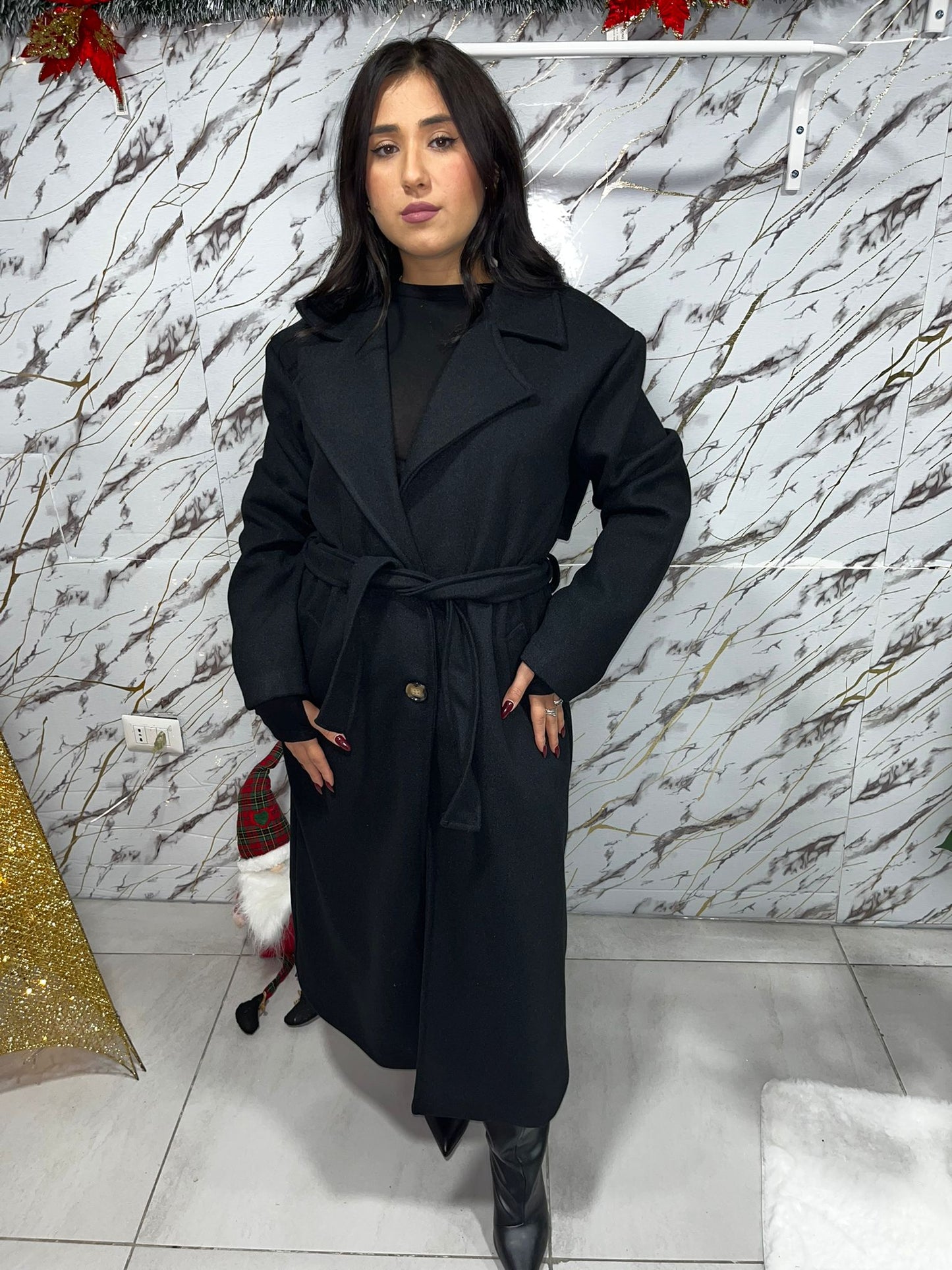 Cappotto Eleonora con cinturino