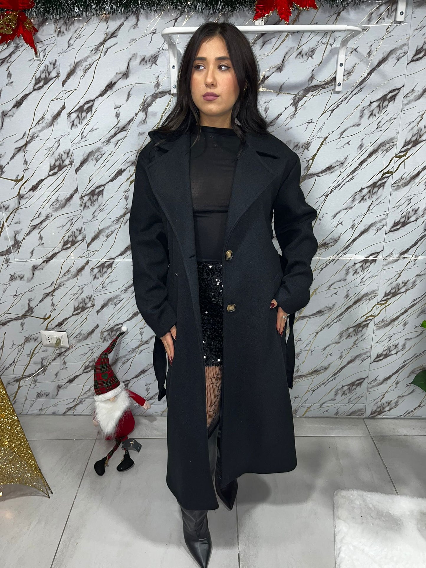 Cappotto Eleonora con cinturino