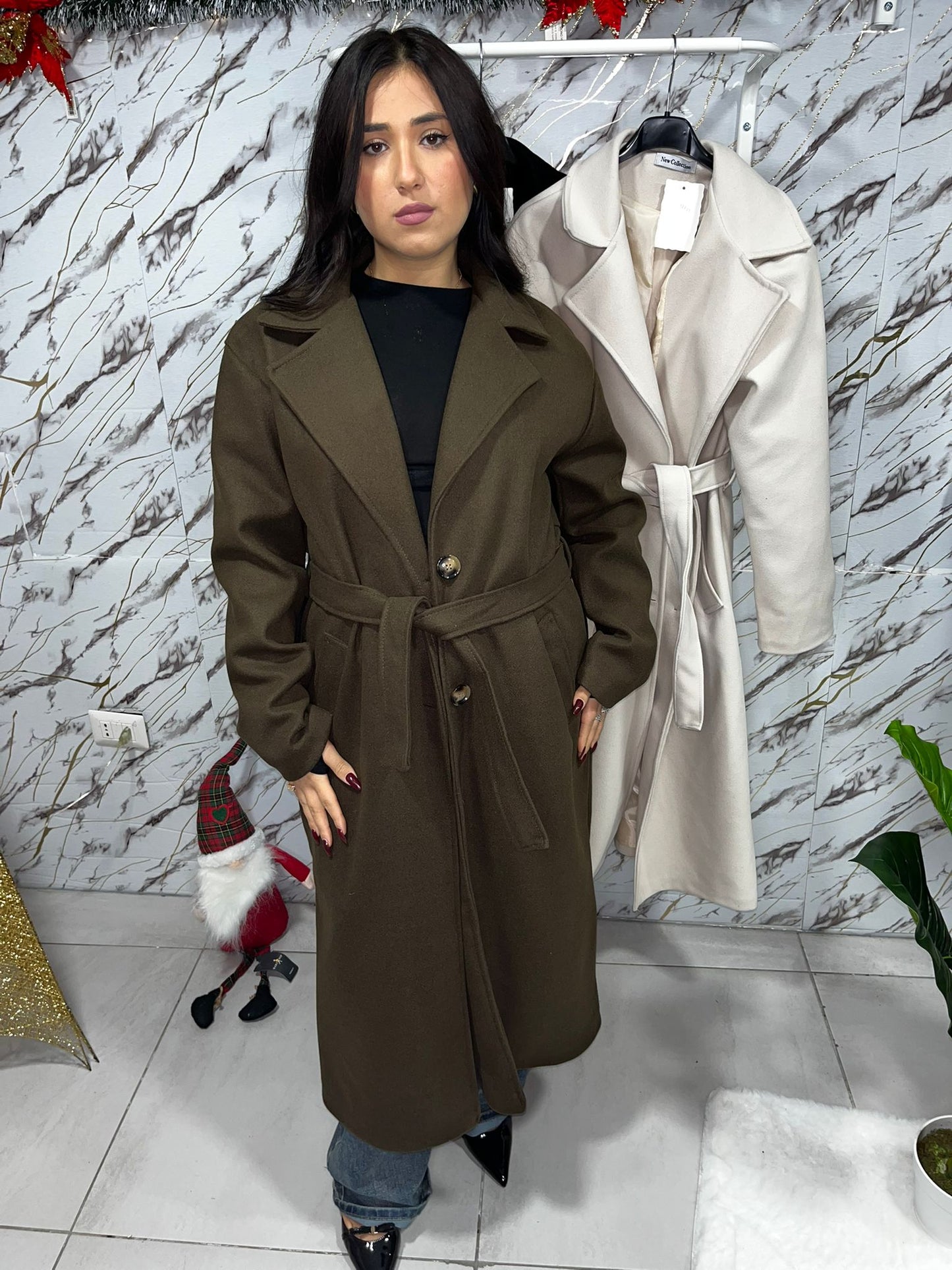 Cappotto Eleonora con cinturino