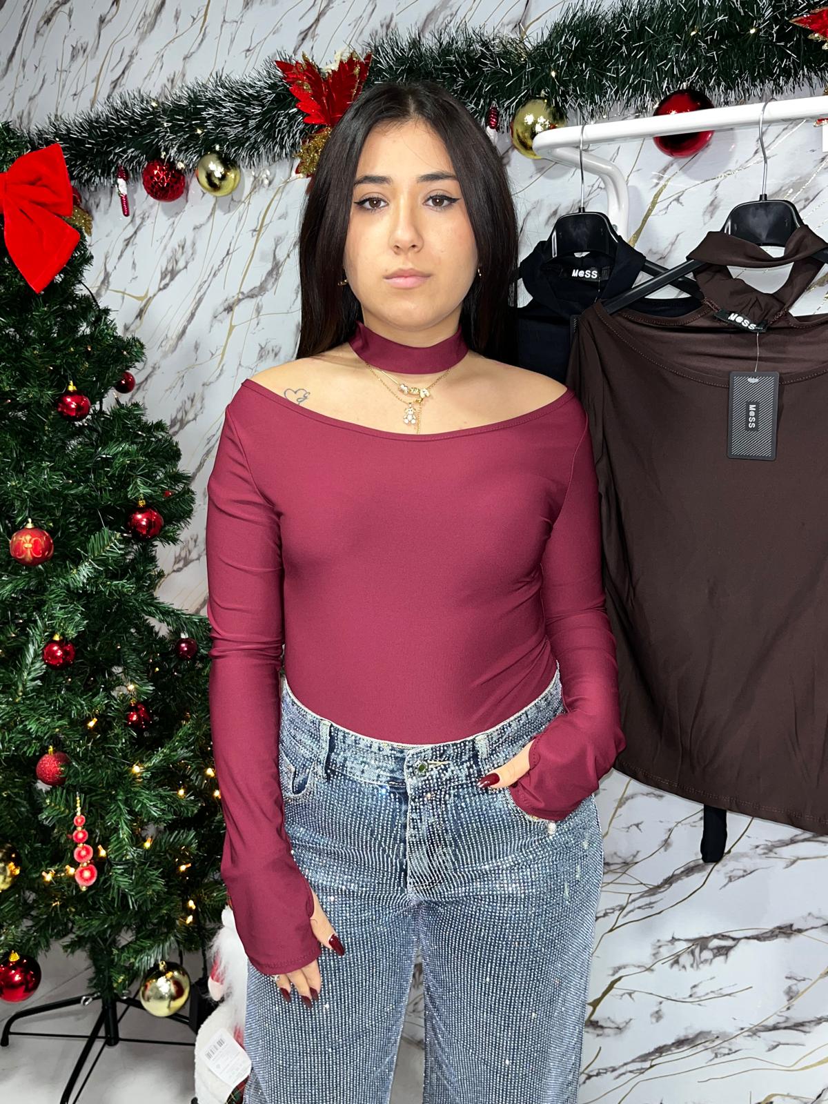 Maglia Sissy con collarino