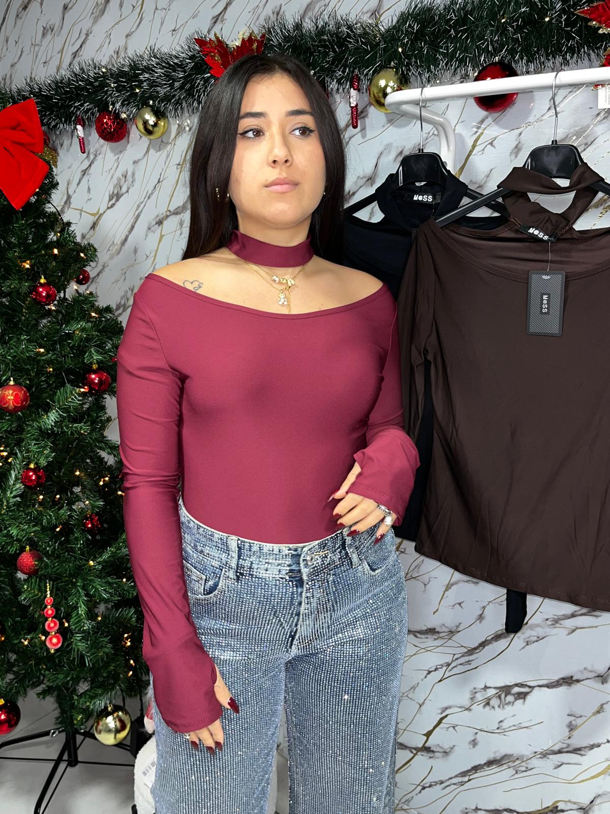 Maglia Sissy con collarino