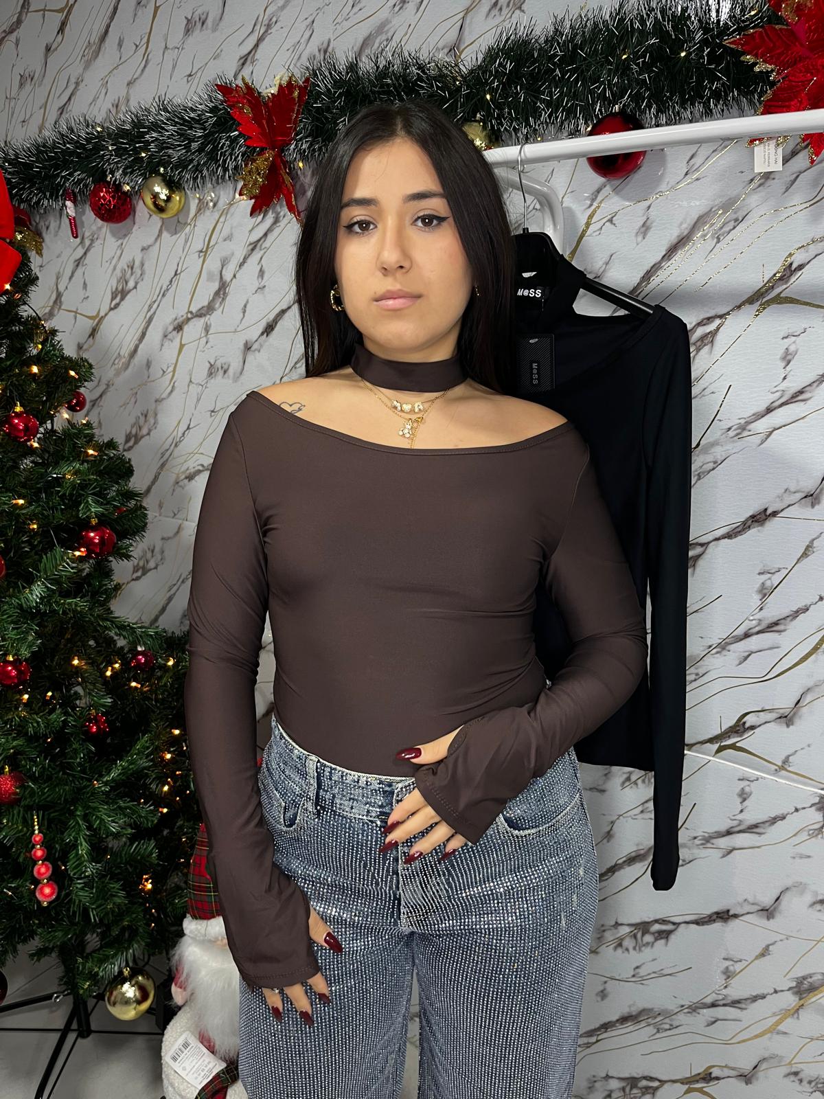 Maglia Sissy con collarino