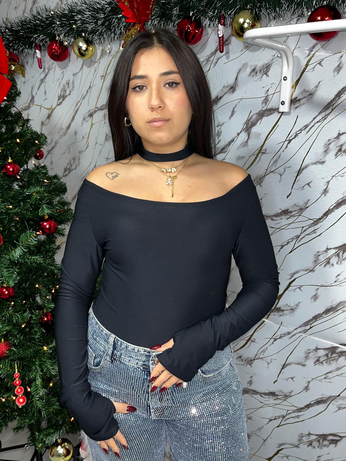 Maglia Sissy con collarino