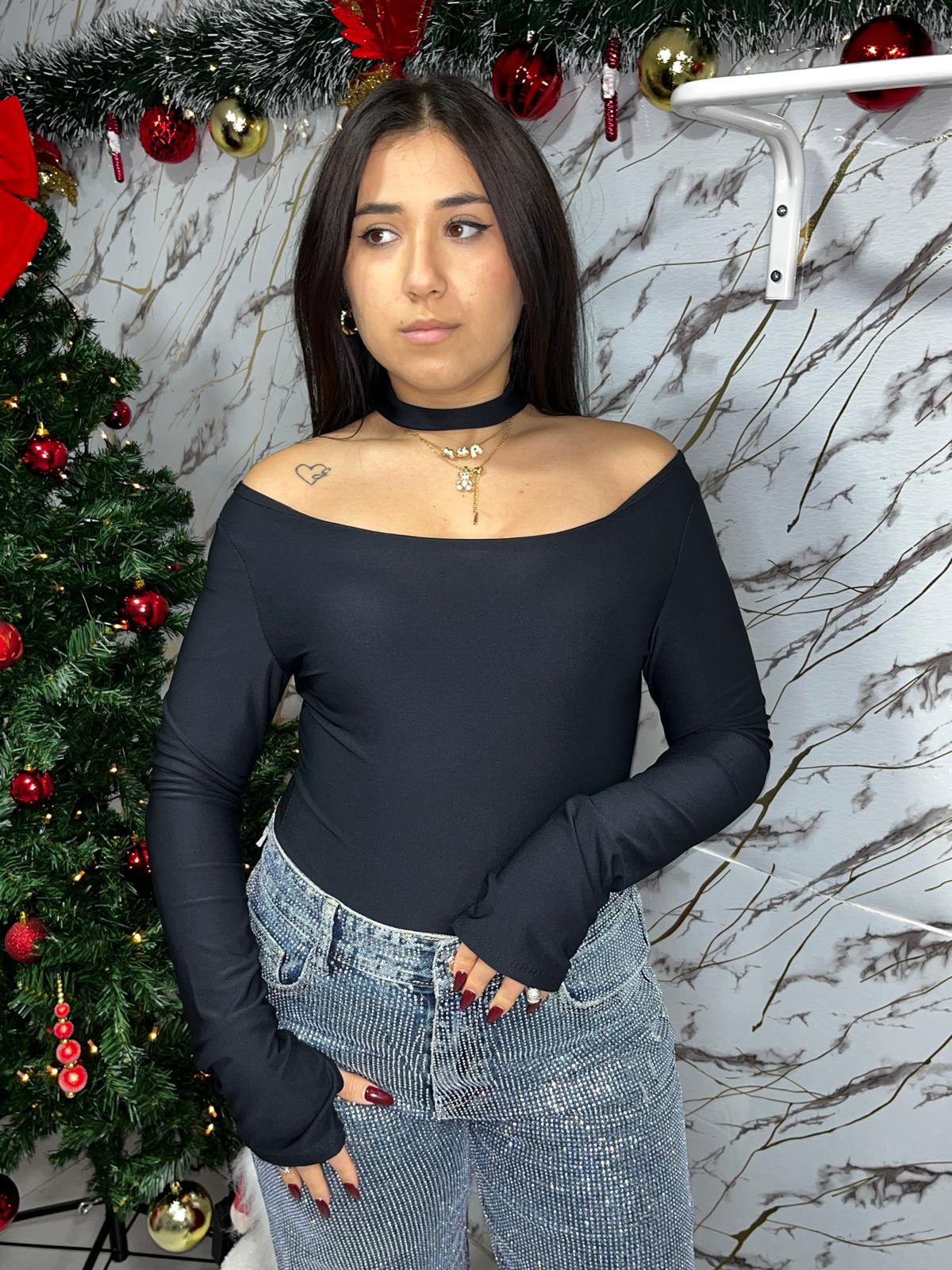 Maglia Sissy con collarino