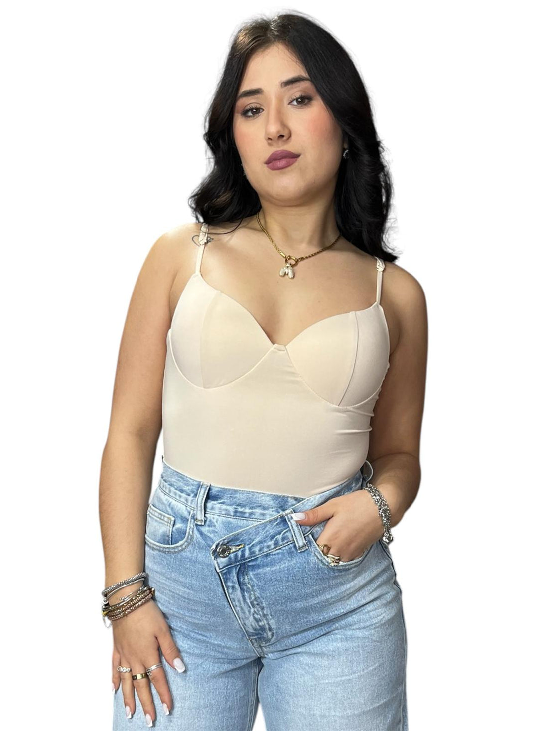 Maglia Cherry con spalline regolabili