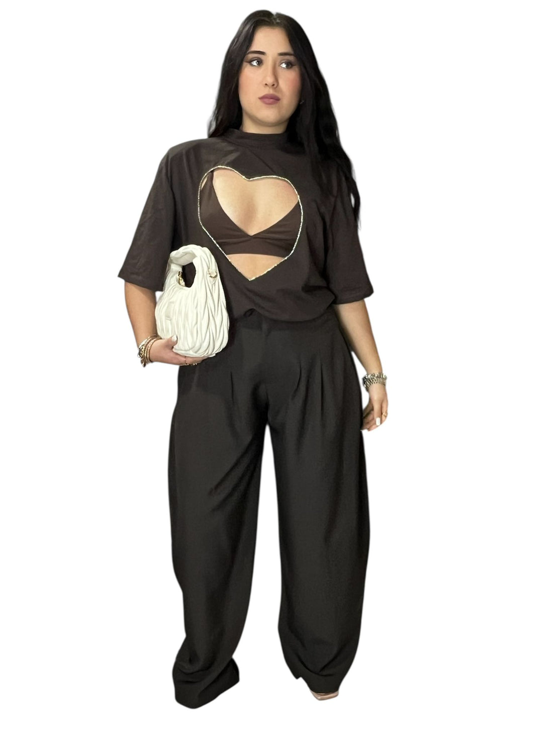 Pantalone classico ballon elasticizzato