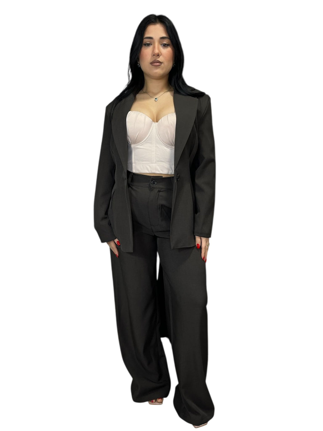 Tailleur Nicole con Giacca Strutturata in taglia unica