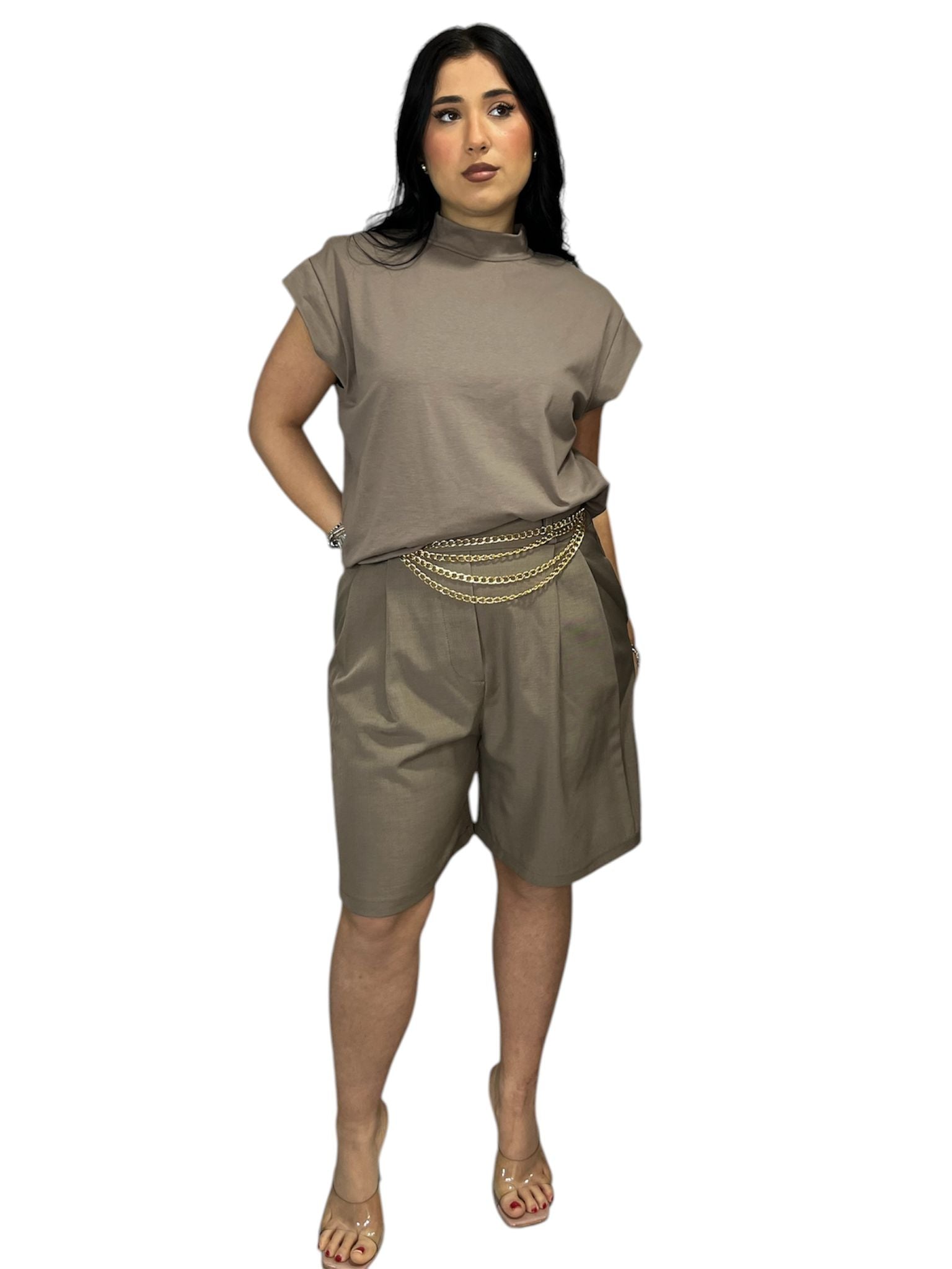Pantaloncino Bermuda Taglia Unica Elasticizzato