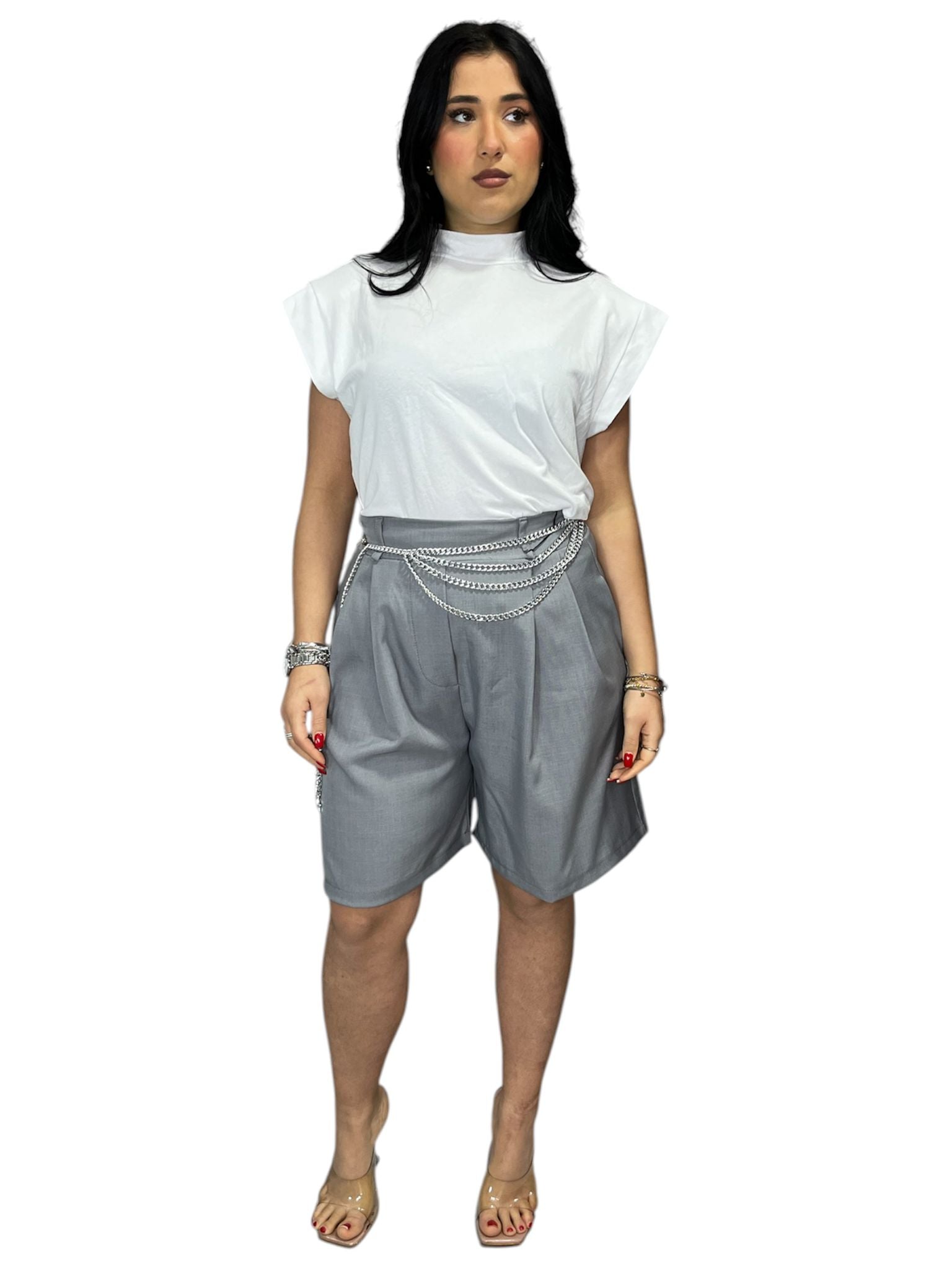 Pantaloncino Bermuda Taglia Unica Elasticizzato