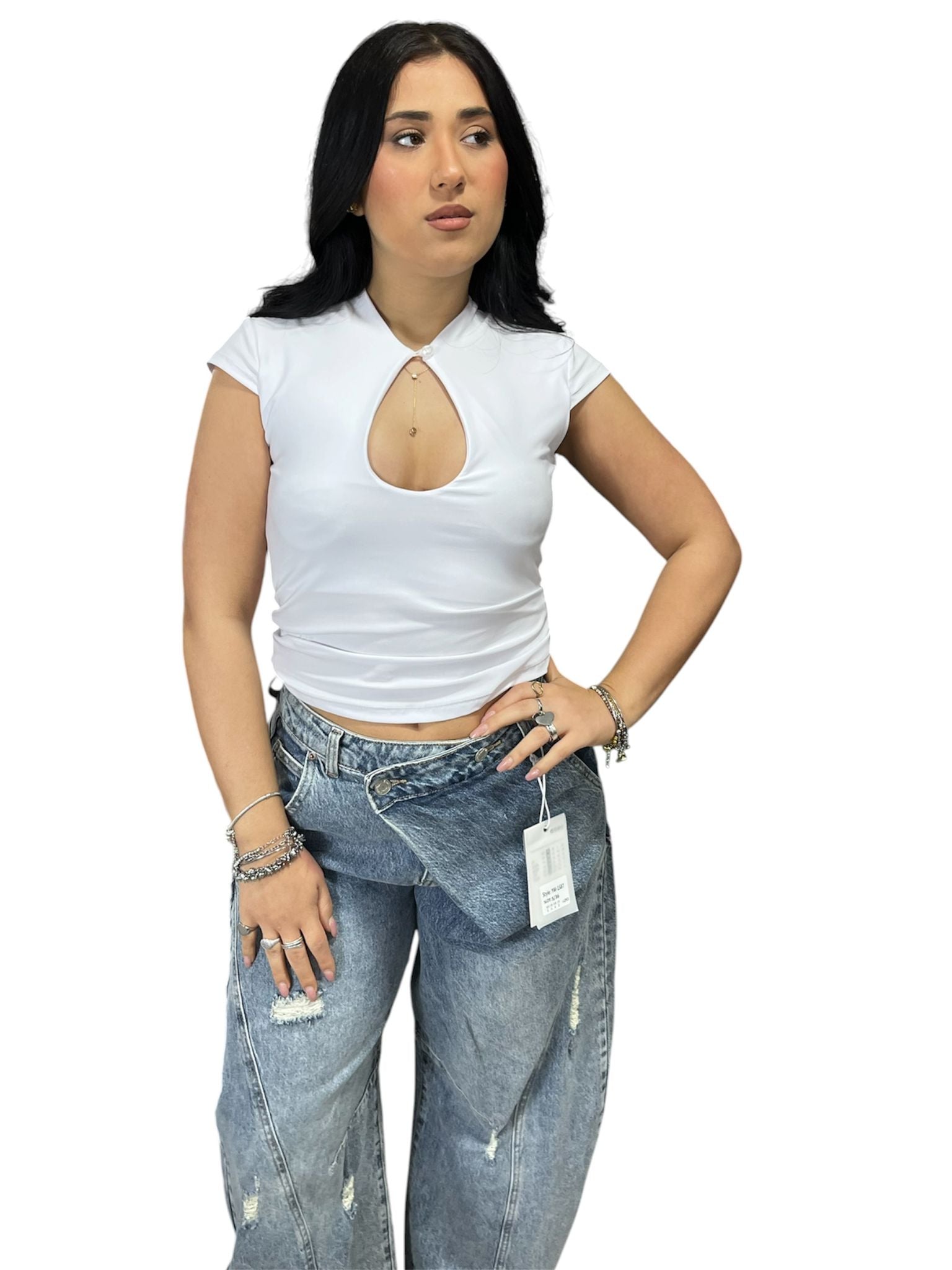 Maglia Moona con Scollo a Goccia