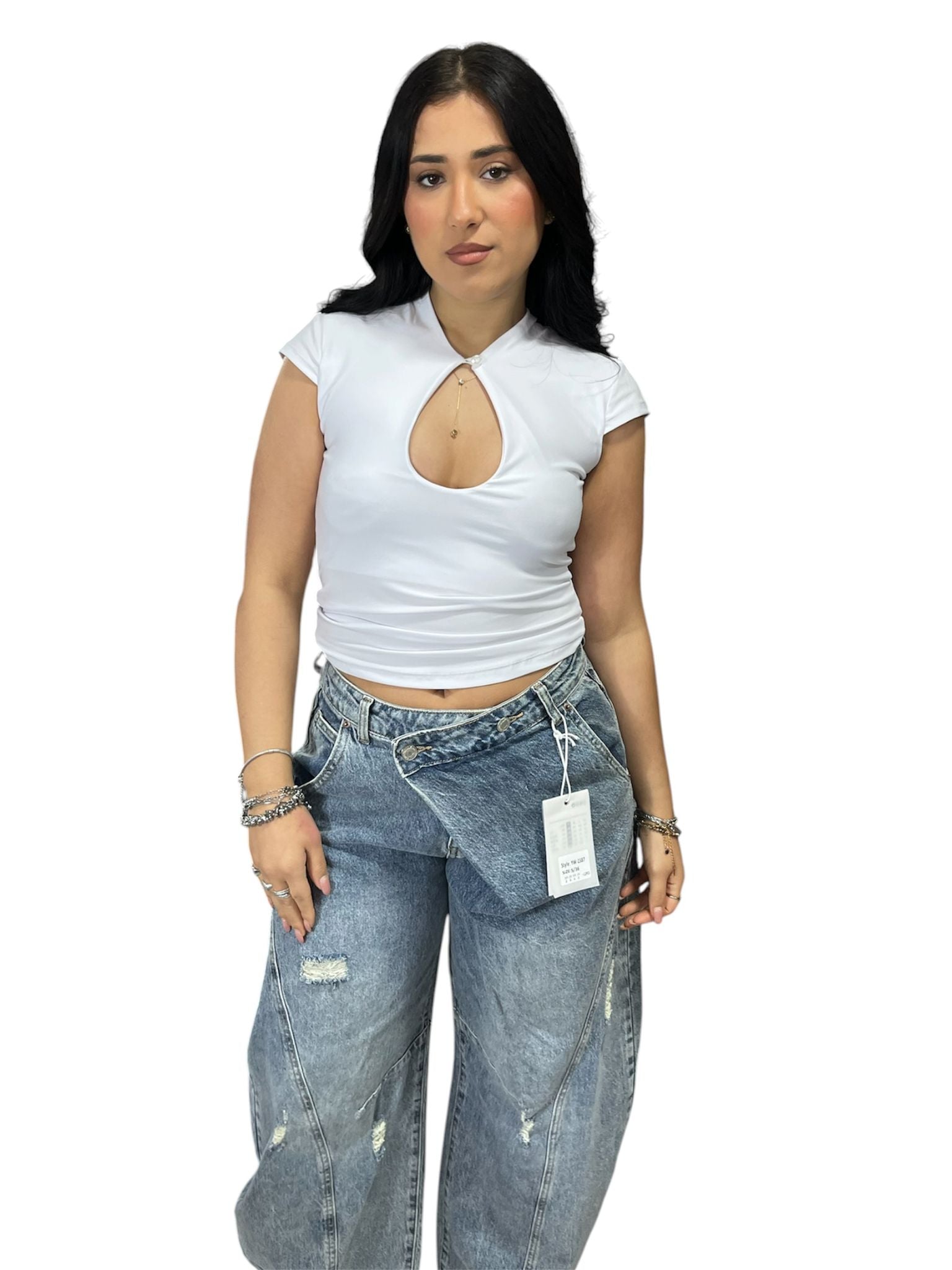 Maglia Moona con Scollo a Goccia