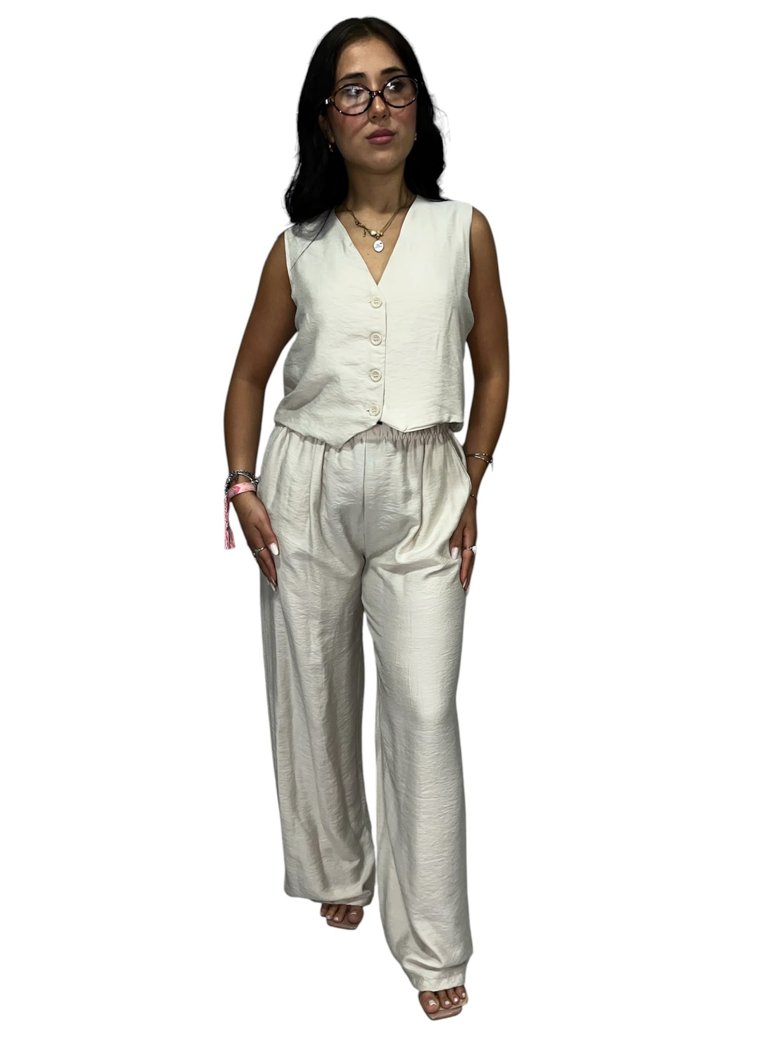 Coordinato Gilet e Pantalone Serenity Super comodo in Viscosa