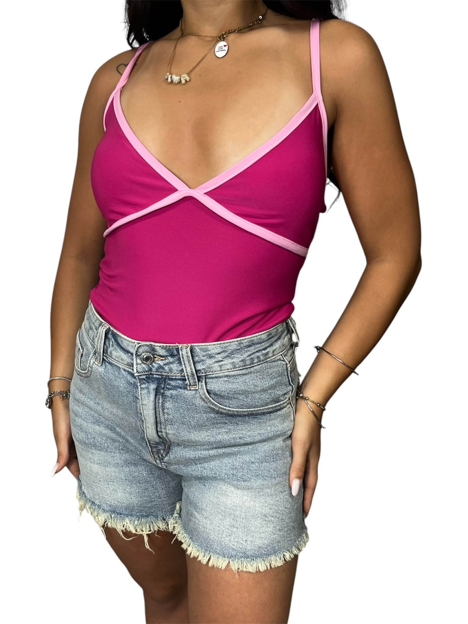 Body CANDY a Triangolo Bicolor