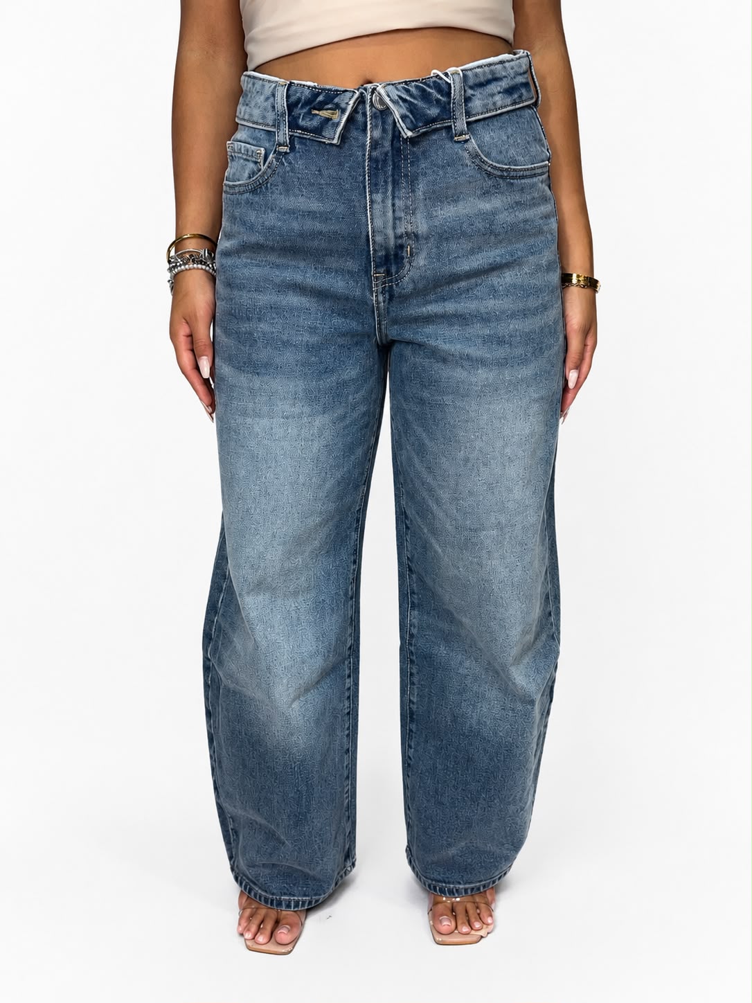 Jeans Risvoltino Semplice
