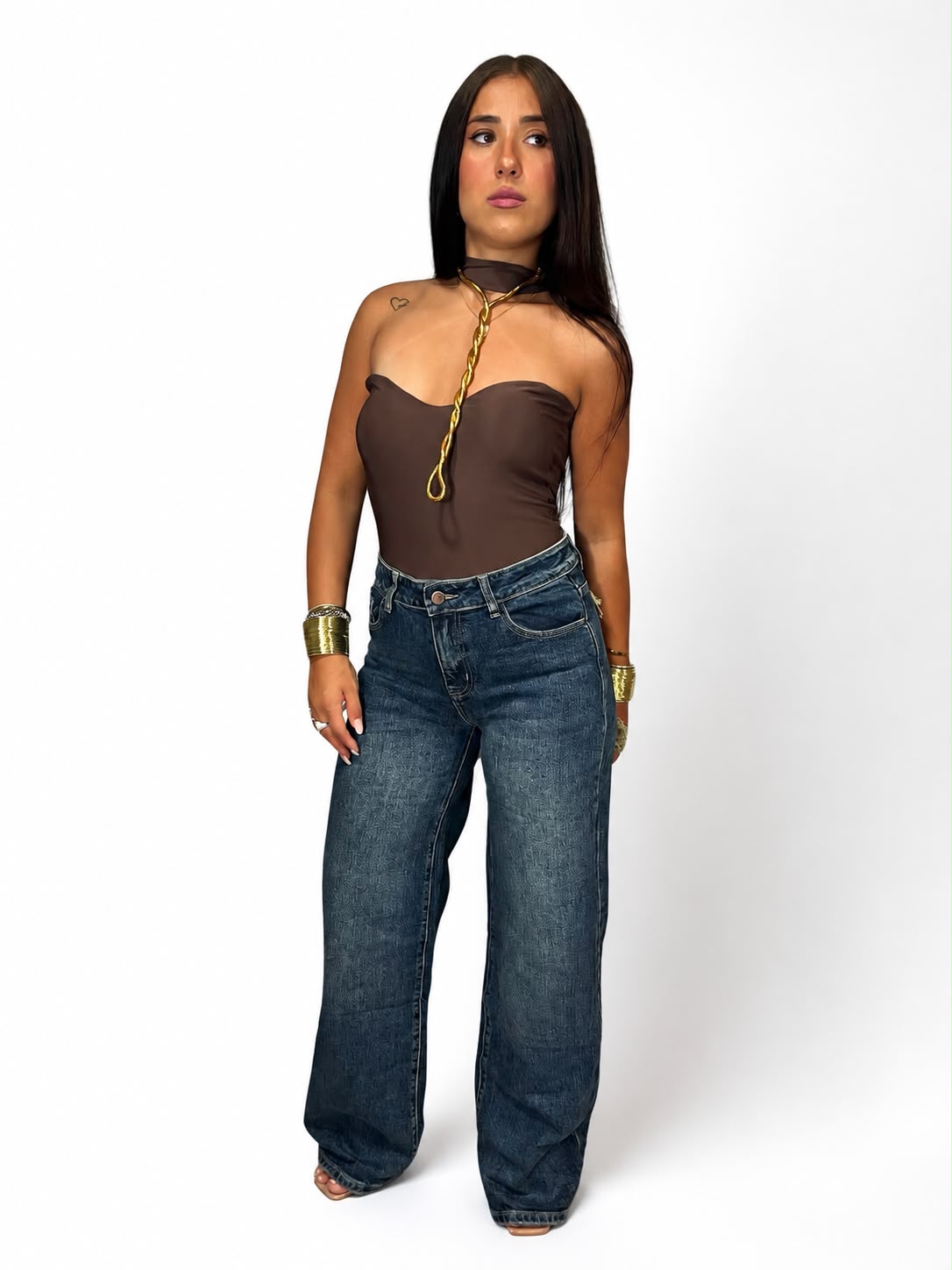 Jeans Tasca Glitter
