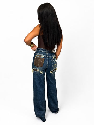 Jeans Tasca Glitter