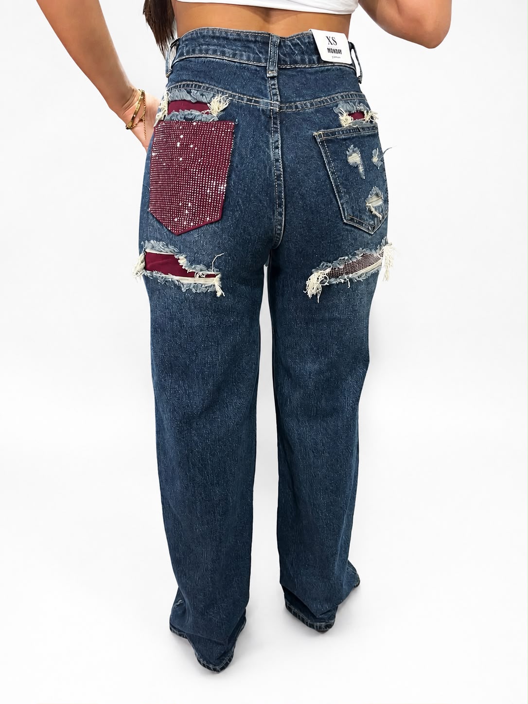 Jeans Tasca Glitter