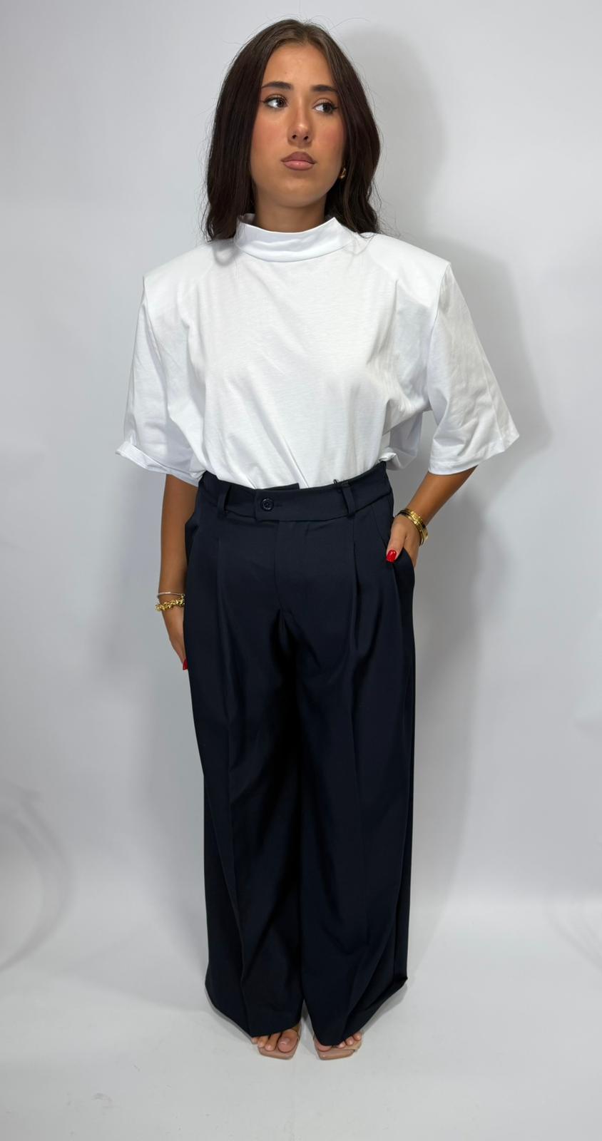 Pantalone Martina classico con tasche finte sul retro