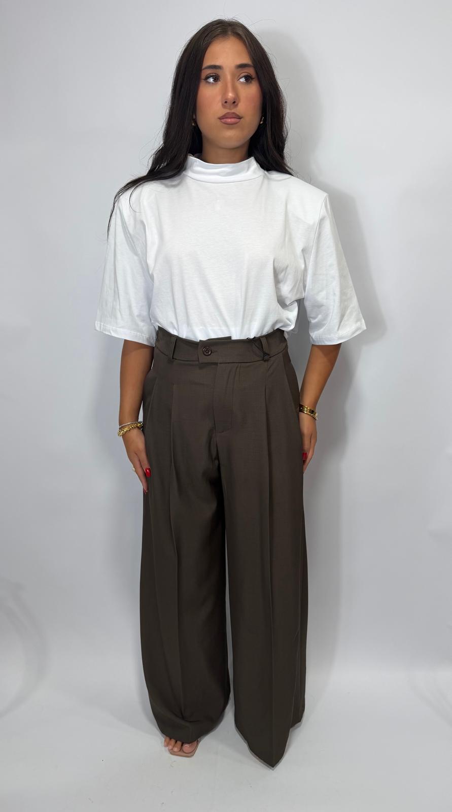 Pantalone Martina classico con tasche finte sul retro