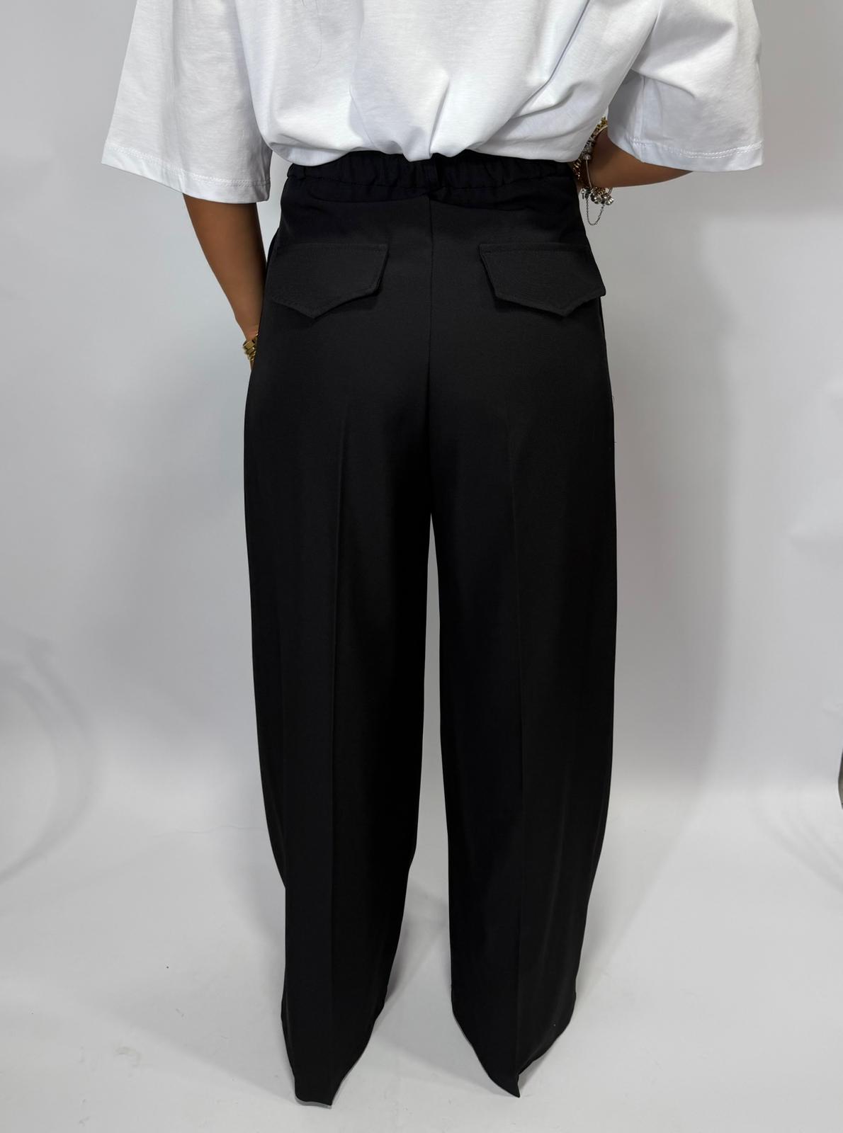 Pantalone Martina classico con tasche finte sul retro