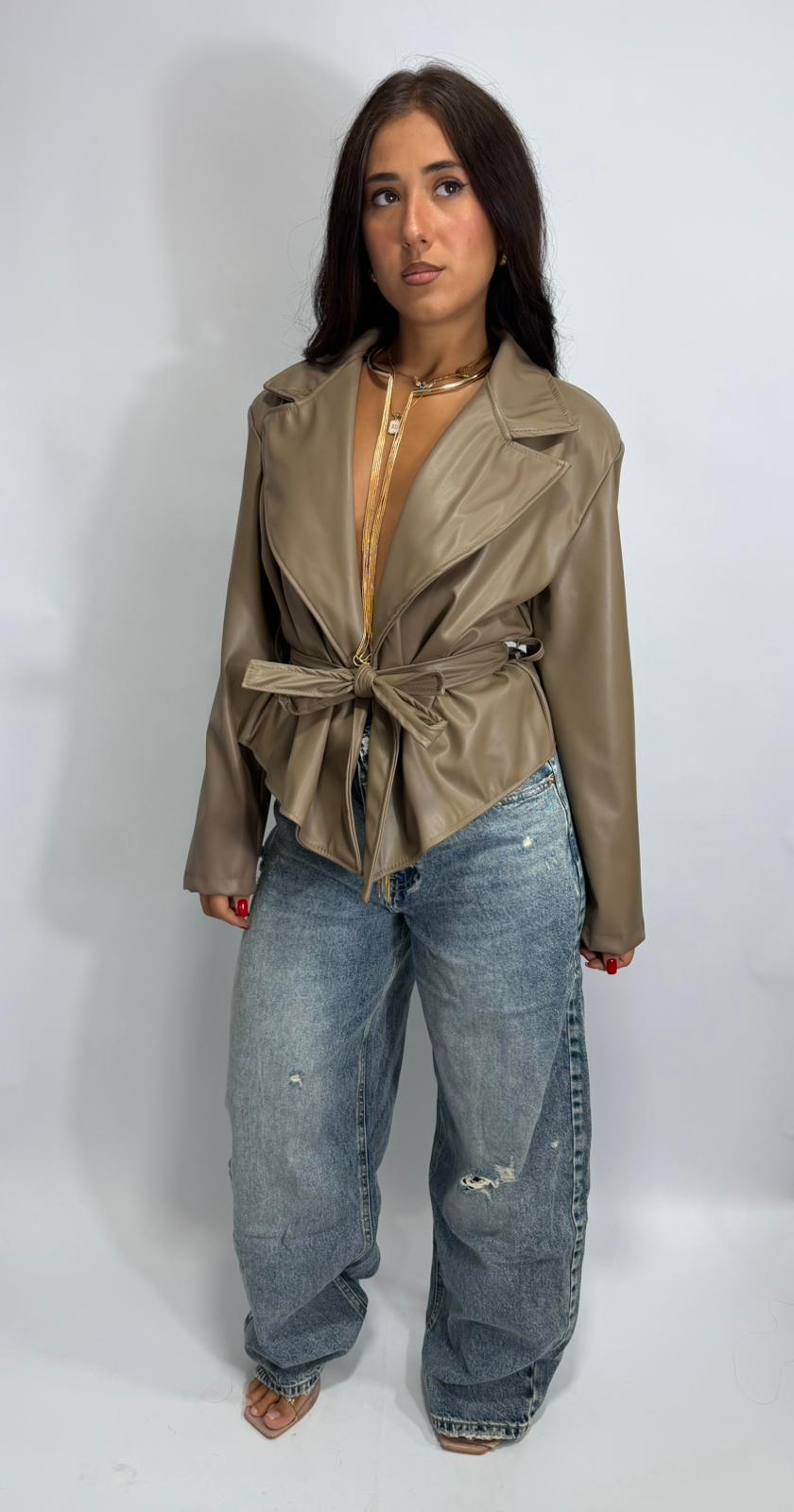 Trench Carlotta Sfoderato con Cinturino