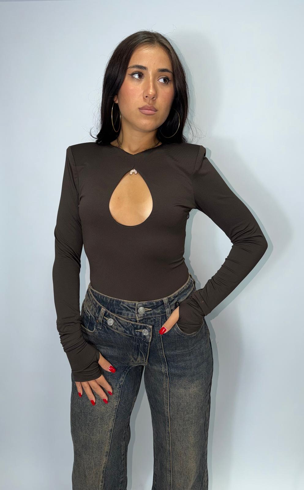 Body Emma con scollo a goccia (LUCY)