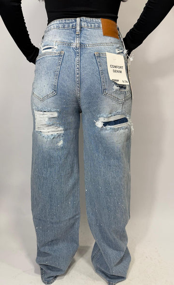 Jeans Incrocio Wide Leg