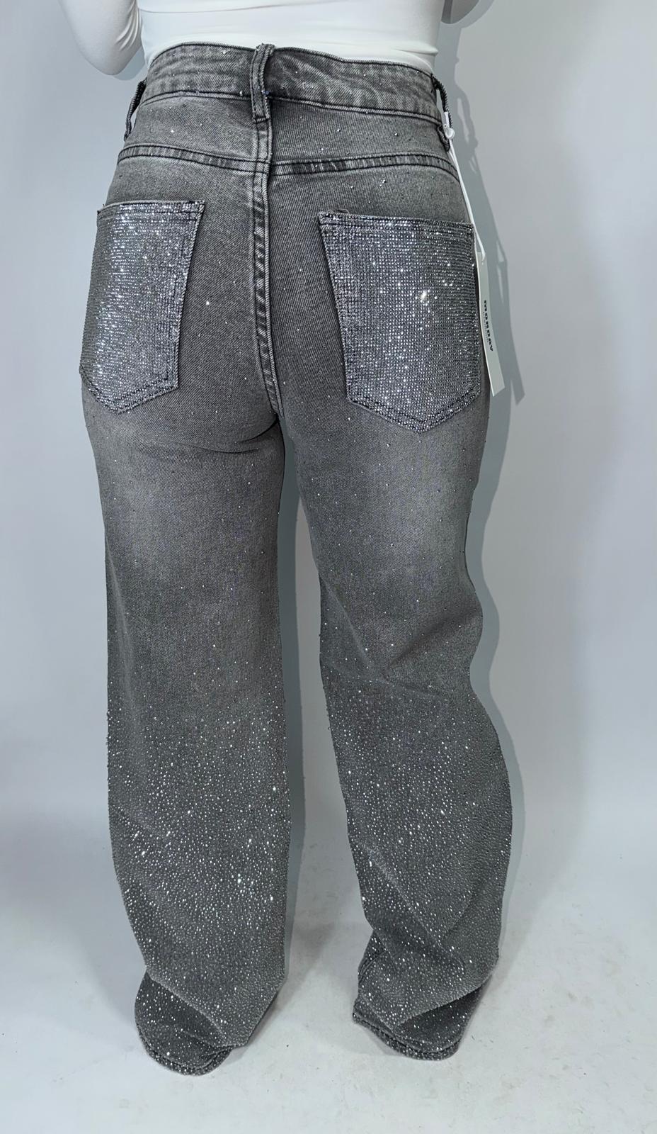 Jeans Doppia Tasca Glitter